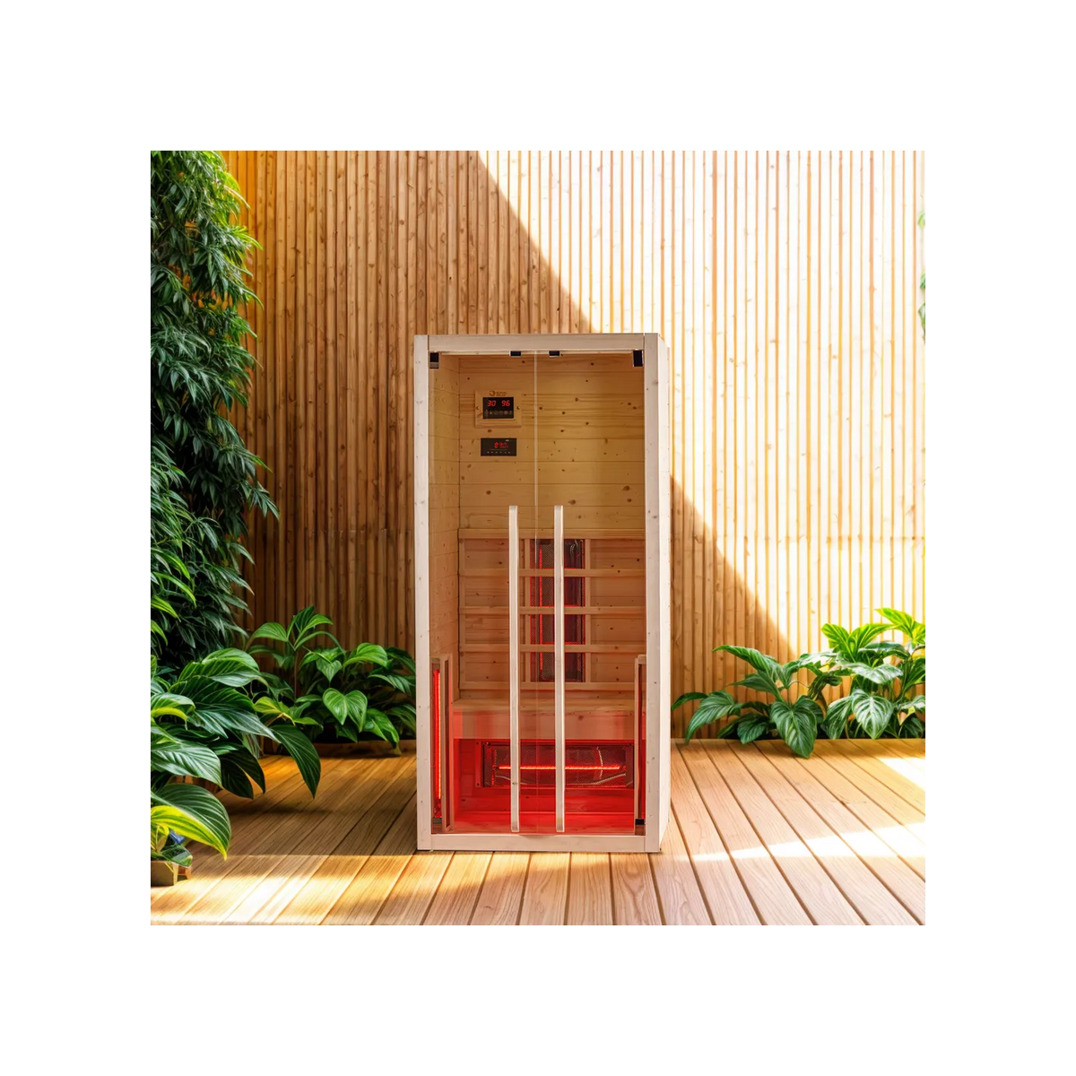 Sauna interior de infrarrojos para 1 persona