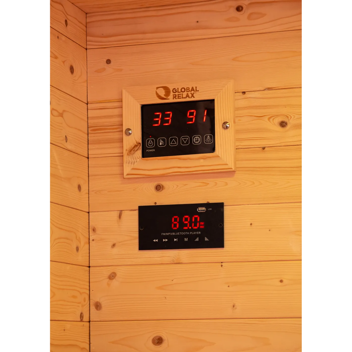 Sauna interior de infrarrojos para 1 persona