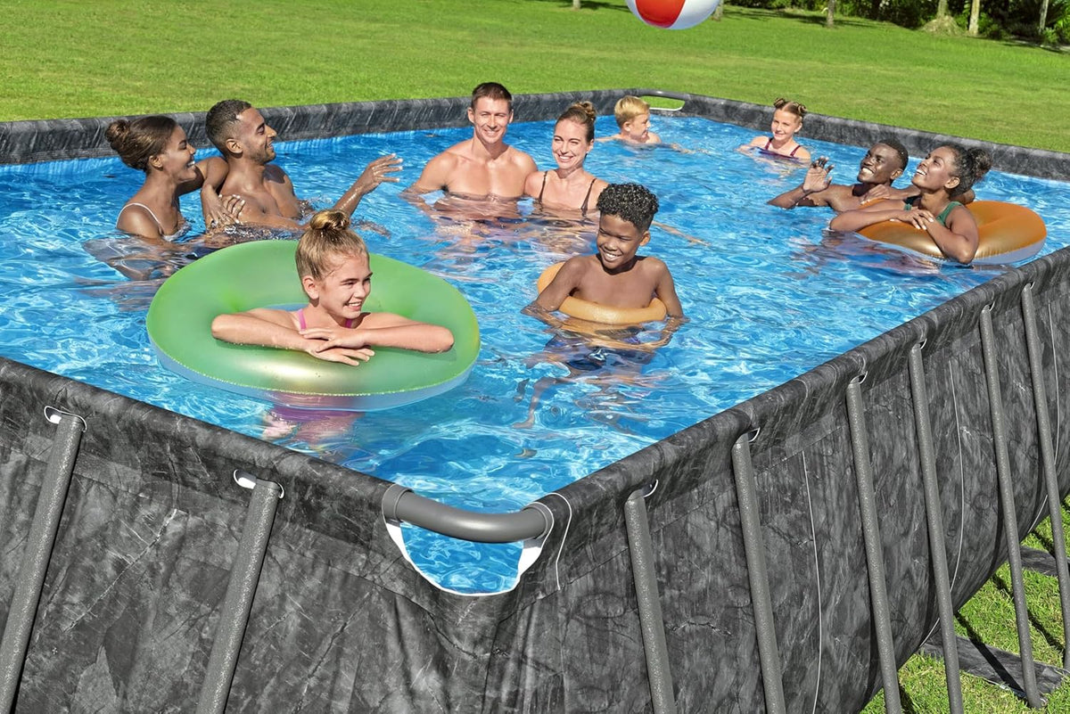 Juego de Piscina Rectangular de 24' x 12' x 52"/7.32 MX 3.66 MX 1.32 m