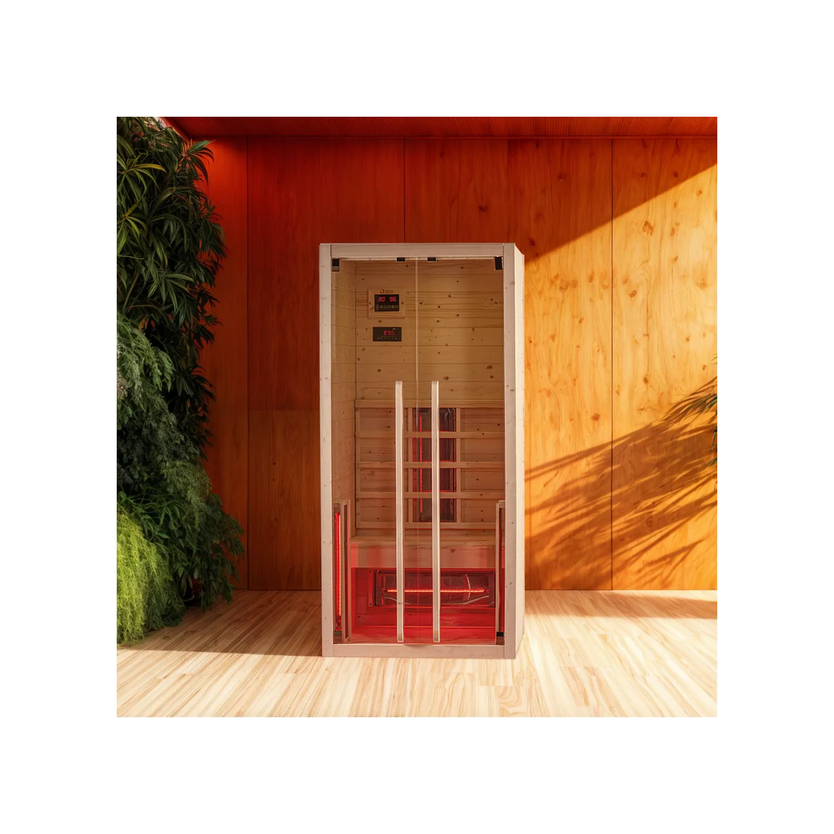 Sauna interior de infrarrojos para 1 persona