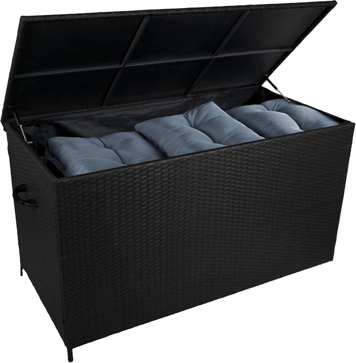 Sofá esquinero de Aluminio Blanco + Mesa de vidrio templado
